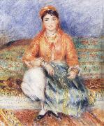 Pierre-Auguste Renoir Seated Algerian France oil painting artist